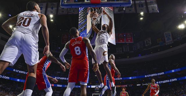 华体会网址-泰森新高39分莫布利扣篮准绝杀 骑士客场险胜76人